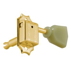 GROVER DELUXE GOLD W/ PLASTIC KEYSTONE BUTTON SET 6 3+3