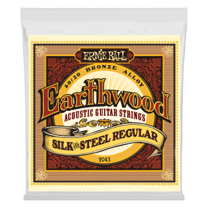 Earthwood Silk & Steel Regular 80/20 Bronze Acoustic Guitar Strings - 13-56 Gauge