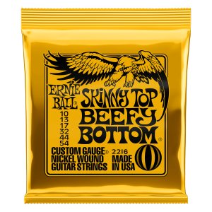 Skinny Top Beefy Bottom Slinky Nickel Wound Electric Guitar Strings 10 - 54 Gauge