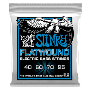 Ernie Ball P02815 Extra Slinky Flatwound Electric Bass Strings - 40-95 Gauge