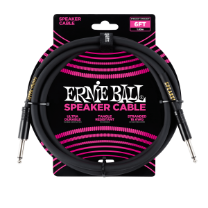 Ernie Ball 6' Straight / Straight Speaker Cable