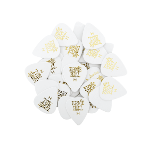 Heavy White Cellulose Picks, bag of 144