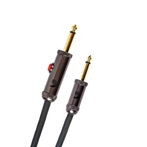 D'ADDARIO CIRCUIT BREAKER INSTRUMENT CABLE, 10FT