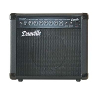 Danville 20 Watts Reverb Guitar Amplifier: 20 Watts, Spring Reverb, 8" Speaker, 2 Channel, 1 Clean, 1 Overdrive, Volume, Mid, Bass, Treble and Reverb Controls, Foot Switch, 1 Input, 1 Headphone Jack and External Speaker Jack. TEC-20R-1