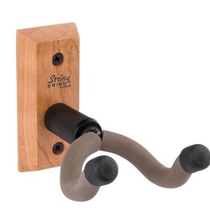 String Swing CC01K-C HomeStudio Guitar Wall Hanger Cherry Wood Base