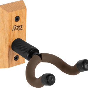 String Swing CC01K-O HomeStudio Guitar Wall Hanger Oak Wood Base