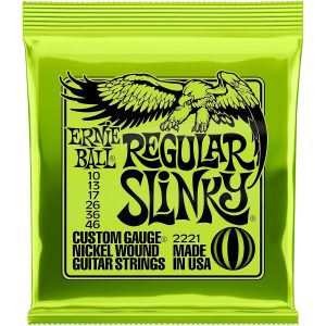 Ernie Ball 2221 Regular Slinky Nickel Electric Guitar Strings 10-46 (3 PACK BUNDLE)