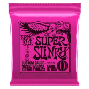 Ernie Ball 2223 Super Slinky Nickel Electric Guitar Strings 9-42 (3 PACK BUNDLE)