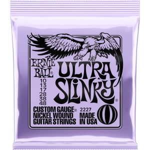 Ernie Ball 2227 Ultra Slinky Nickel Wound Electric Guitar Strings 10-48 (3 PACK BUNDLE)