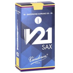 Vandoren SR803 Soprano Saxophone V21 Reeds Strength #3. (Box of 10)